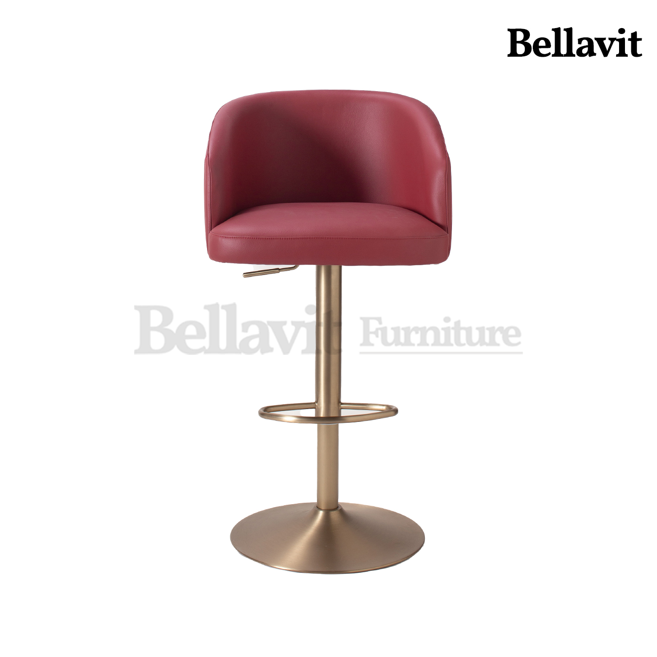 Burgundy Bar Chair